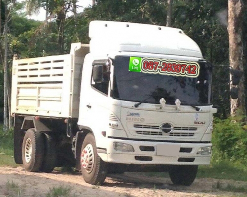 ขายดาวน์ รถบรรทุก 6 ล้อ ดั้มพ์ ขนาดใหญ่ HINO