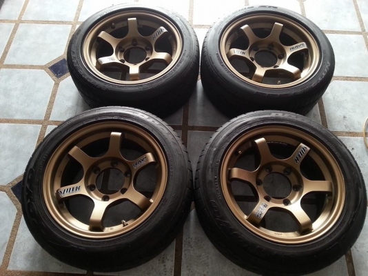 TE37 ขอบ16 พร้อมยาง