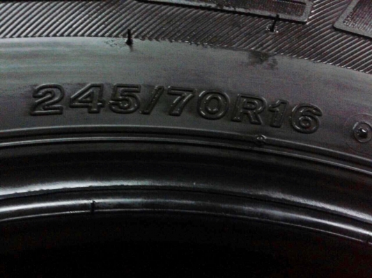 ขาย ยาง 245-70-16 สวยๆ ลง22มค.58บริดสโตน ดูเลอร์ 840 ขาย ยาง 245-70-16 สวยๆ ลง22มค.58บริดสโตน ดูเลอร์ 840