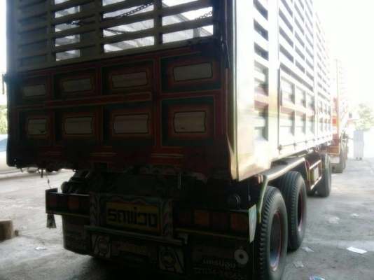 ขายรถสิบล้อพ่วง Isuzu Deca 320 ปี48 ยูโร 2 แม่ดั้มเหล็ก2 คานหน้า ลูกดั้มเหล็ก ลูก3คานแท้