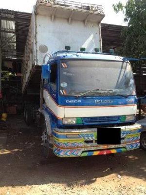 ขายสิบล้อดั๊มพ์ ISUZU EURO I เครื่อง 270 ดั๊มพ์เกษตร คัทซีสวย เกียร์เดิม ทะเบียนพร้อมโอน