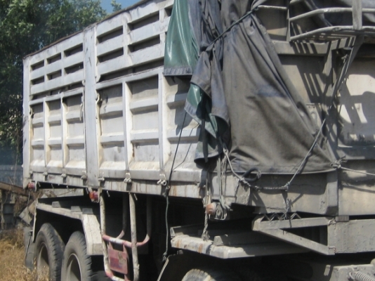 ขายรถบรรทุกพ่วง22-24ล้อดั้มแม่ลูก3คาน ISUZU DECA 270 ปี47 ยูโร1 ติดNGV 100\% 8ถัง พร้อมใช้งานครับ