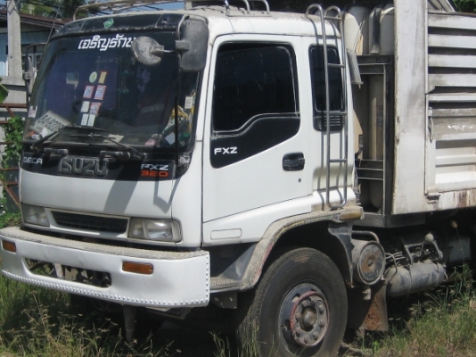 ขายรถบรรทุกพ่วง22-24ล้อดั้มแม่ลูก3คาน ISUZU DECA 270 ปี47 ยูโร1 ติดNGV 100\% 8ถัง พร้อมใช้งานครับ