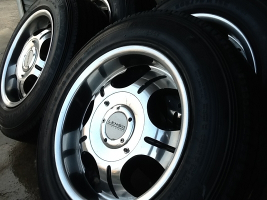 ขายล้อ Lenso 6รู ขอบ15 พร้อมยาง