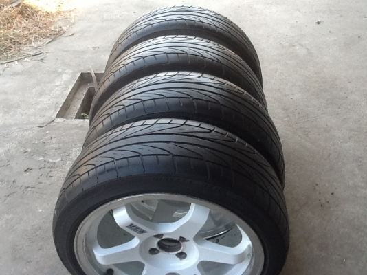 ขายล้อ TE37 ขอบ17 4รู100 พร้อมยาง