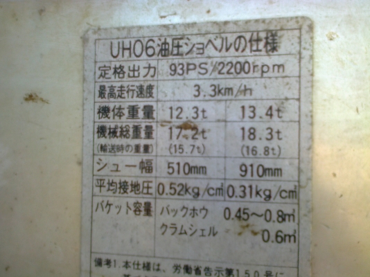 HITACHI UH06-5 ช่วงล่างใหญ่เทียบเท่า PC 150 เครื่องเดิมปั๊มเดิมทำงานไม่มีโหลด ภายในเก๋งคอนโทรลยาว แอร์เย็นจัด บูมอาร์มสวยไม่มีปะไม่มีเยิ้ม เอวแน่นดี ช่วงล่างโซ่บูทใบแทรกเต็มดีหนาประมาณ 70\% ใช้งานหนักได้อีกนานครับ เอกสารสัญญาซื้อขายครับ HITACHI UH06-5 ช่วงล่างใหญ่เทียบเท่า PC 150 เครื่องเดิมปั๊มเดิมทำงานไม่มีโหลด ภายในเก๋งคอนโทรลยาว แอร์เย็นจัด บูมอาร์มสวยไม่มีปะไม่มีเยิ้ม เอวแน่นดี ช่วงล่างโซ่บูทใบแทรกเต็มดีหนาประมาณ 70\% ใช้งานหนักได้อีกนานครับ เอกสารสัญญาซื้อขายครับ