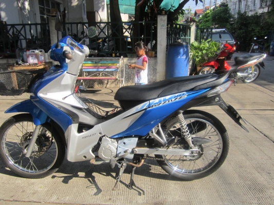 ขายด่วนwave110iปี54สตาทมือหัวฉีดรถบ้านเครื่องดีเดิมๆชุดโอนครบ