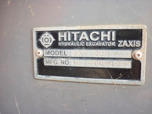 ขายแบคโฮ ฮิตาชิ zx-8 200 สภาพดีพร้อมใช้งาน