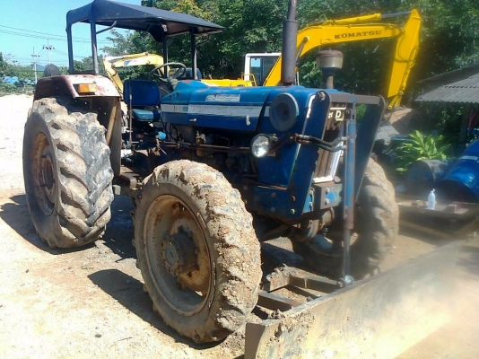 (ลงรูปใหม่...)รถไถ2เพลา FORD 6600 ซื้อรถนอกนำเข้า สวย เดิมๆ มีใบดันหน้า