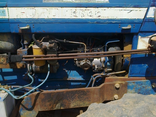 (ลงรูปใหม่...)รถไถ2เพลา FORD 6600 ซื้อรถนอกนำเข้า สวย เดิมๆ มีใบดันหน้า