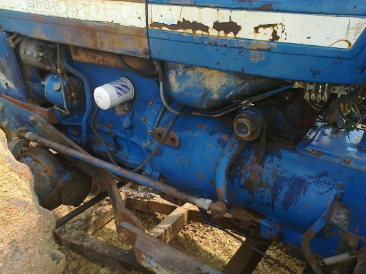 (ลงรูปใหม่...)รถไถ2เพลา FORD 6600 ซื้อรถนอกนำเข้า สวย เดิมๆ มีใบดันหน้า