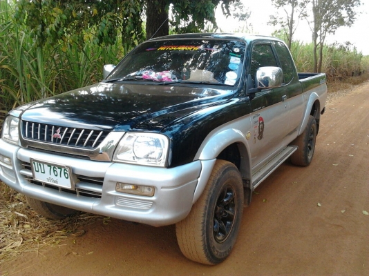 ***ขายแล้วครับขอบคุณ Truck2hand ขาย กระบะแค็ป 4WD มิตซู L200 STRADA MEGACAB 2.8GLS M/T ปี43/00 หน้า-หลังเดิมๆ รถกลับสี ภายในดี สีสวย ช่วงล่างแน่น เกียร์โฟร์ใช้ได้ปกติ ไม่มีหอน ยางดี4เส้น  ราคาต่อรองได้คัรบ