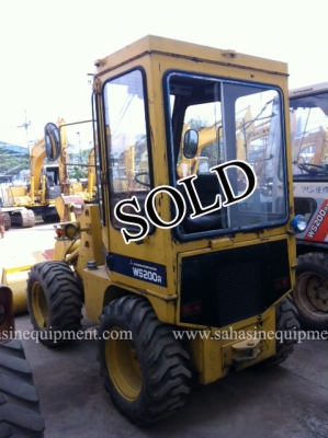 รถตัก WS200A บจก.สหสินอีควิปเม้นท์ โทร.081-5851880, 02-5168100-1 www.sahasinequipment.com