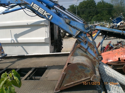 บุ้งกี๋ติดรถไถเล็ก เก่านอก