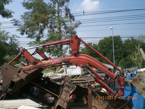 บุ้งกี๋ติดรถไถเล็ก เก่านอก