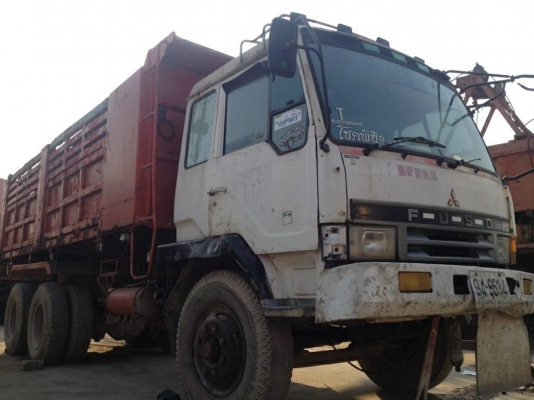 ขายตามสภาพถูกๆไปเลย FUSO ไอ้หลง 527 เครื่อง 6D16 195 แรงม้ากระบะดั้ม 2 เพลาเล่มพร้อม