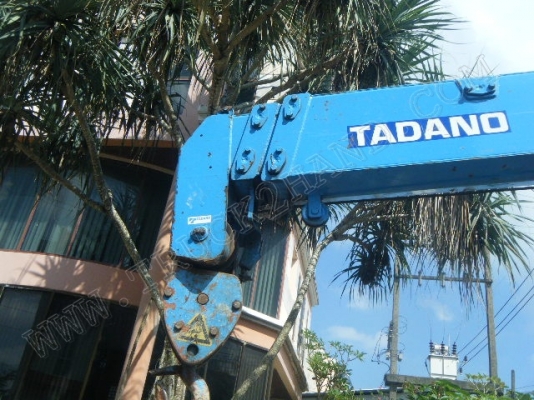 รถบรรทุก 6 ล้อติดเครน ยี่ห้อ HINO 175 แรงม้า ติดเครน 3 ตัน