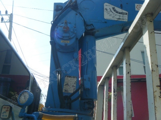 รถบรรทุก 6 ล้อติดเครน ยี่ห้อ HINO 175 แรงม้า ติดเครน 3 ตัน