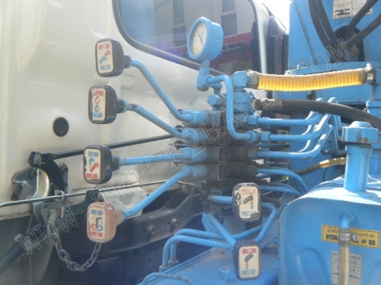 รถบรรทุก 6 ล้อติดเครน ยี่ห้อ HINO 175 แรงม้า ติดเครน 3 ตัน