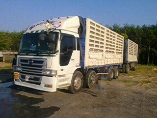 ขายรถพ่วง 24 ล้อ 2 เพลา แม-ลูก กระบะเหล็กคอกเกษตรไม่ดั้ม HINO PROFIA ปี.53 เครื่อง.K13 ( 360 แรง ) สวยๆรีบจองด่วน