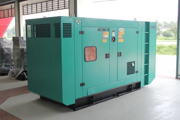 เครื่องกำเนิดไฟฟ้า ขนาด 150 kVA. (120kw.) Soundproof set