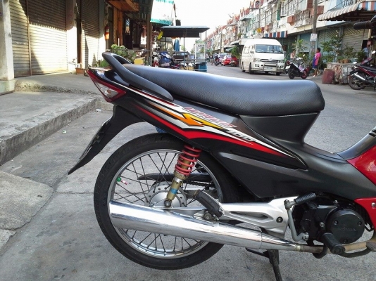 Wave 100 ubox ท้ายดำปี 51 สีแเดง ดำ รถบ้าน เดิมๆ สวย เครื่องแน่นๆ เอกสารครบ