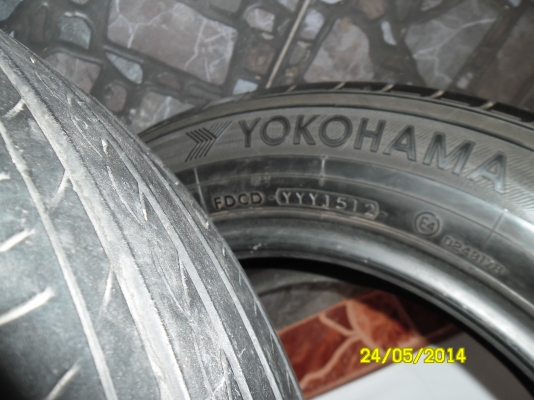มียางเทพ นุ่ม เงียบ YOKOHAMA AD JAPAN 205-60-R15 ไม่แพงมาขาย