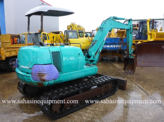 รถขุด PC40-7 S/N 219XX รถนอกนำเข้า สภาพดีมาก บจก.สหสินอีควิปเม้นท์ โทร.081-5851880, 02-5168100-1 www.sahasinequipment.com