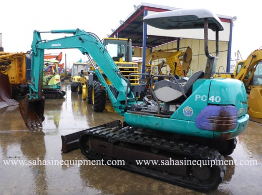รถขุด PC40-7 S/N 219XX รถนอกนำเข้า สภาพดีมาก บจก.สหสินอีควิปเม้นท์ โทร.081-5851880, 02-5168100-1 www.sahasinequipment.com