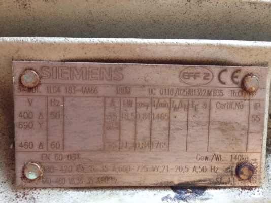 ขายปั้มน้ำมันไฮโดรลิค ขนาด 25 HP. มอเตอร์ Siemens หัวปั้ม Rexroth hydraulics สภาพสวย มาพร้อมลังเดิมครับ