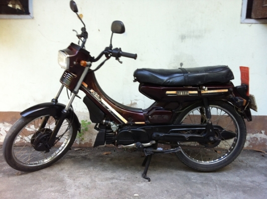 ขายYamaha Bell80 ไฟเล็ก สีน้ำตาลเอกสารเล่มส้ม 2,500 บาท ขายYamaha Bell80 ไฟเล็ก สีน้ำตาลเอกสารเล่มส้ม 2,500 บาท