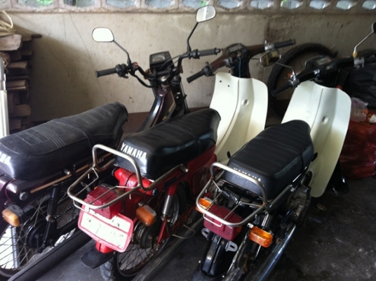 ขายYamaha Bell80 ไฟเล็ก สีน้ำตาลเอกสารเล่มส้ม 2,500 บาท