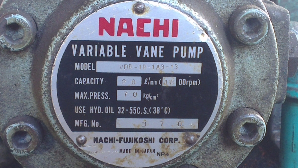 Sell> ขายชุดปั้มไฮดรอลิค มอเตอร์ 2 แรง 3 เฟส 380V. ปั้ม Nachi Japan วาวล์ Nachi Japan ด้วยครับ พร้อมใช้งาน สวยกริ๊บๆ