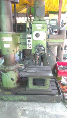 Sell> ขายสว่านเรเดียลมือสอง แขนยาว 750mm ใต้หวัน มีฟีด พร้อมใช้งาน กำแพงแสน นครปฐม ครับ