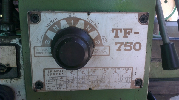 Sell> ขายสว่านเรเดียลมือสอง แขนยาว 750mm ใต้หวัน มีฟีด พร้อมใช้งาน กำแพงแสน นครปฐม ครับ