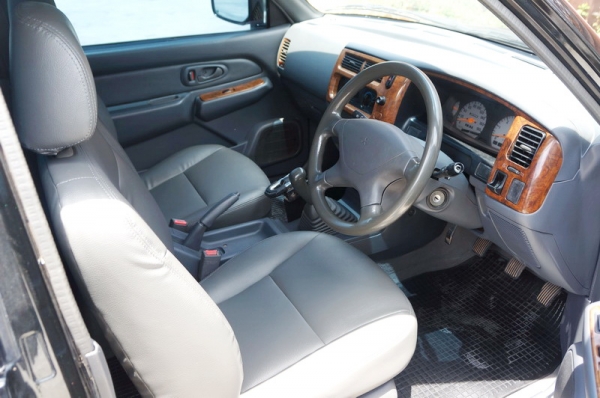 MITSUBISHI STRADA ปี 2002 รถสวย กระจกไฟฟ้า เครื่องแน่น ช่วงล่างดี เกียร์ปกติ ล้อ MAX แอร์เย็นๆ รถวื่งดีมาก ภายในลายไม้สภาพสวย สีสวย รถพร้อมใช้งานทันที จัดไฟแนนได้