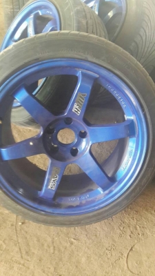 ขายล้อ  te37 พร้อมยาง หน้า่ 9.5  หลัง 10.5 งานเหมือนแท้คับ