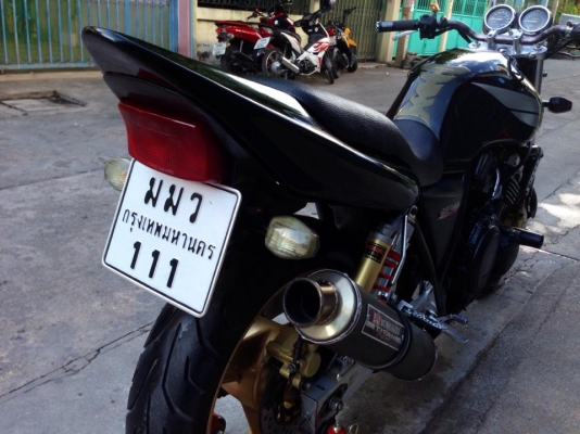 ต้ำพระราม2ขาย HONDA CB400 ปี94 สำเนาทะเบียน ตอง111กทม. ((ไม่มีเล่ม)) ของเเต่งมีท่อสูตร การ์ดหม้อน้ำแต่ง ล้อทองสวยๆ สีดำลายเทาสวย