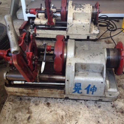 เครื่องทำเกลียว (เครื่องสต๊าปเกลียว) เก่าญี่ปุ่น สามารถใช้งานได้จริง สภาพพร้อมใช้งาน