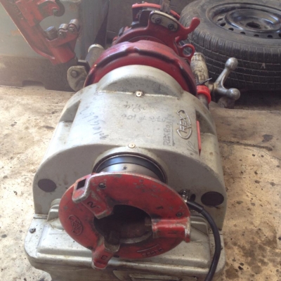 เครื่องทำเกลียว (เครื่องสต๊าปเกลียว) เก่าญี่ปุ่น สามารถใช้งานได้จริง สภาพพร้อมใช้งาน