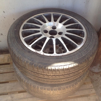 ล้อแม็ก + ยางเก่า มือ 2 ใช้ทำล้อรถเข็นของ , ล้อรถเทรลเลอร์ , ล้อรถสาลี่ มีทั้งขอบ 13, 14 และ 15 นิ้ว