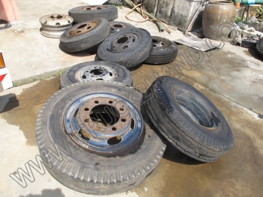ขายยางและกะทะล้อรถมือสองหลายขนาด 19 รายการ