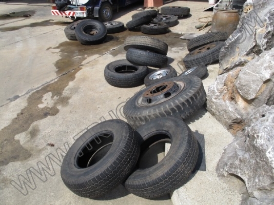 ขายยางและกะทะล้อรถมือสองหลายขนาด 19 รายการ