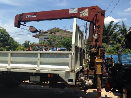 รถเครน 6 ล้อ กระบะยาว(พื้นที่เหลือใช้ 6 เมตร) TANADO เครน 3 ตัน 3 ปอก 2 ชัก สนใจจริงราคายังต่อรองได้อีกครับ