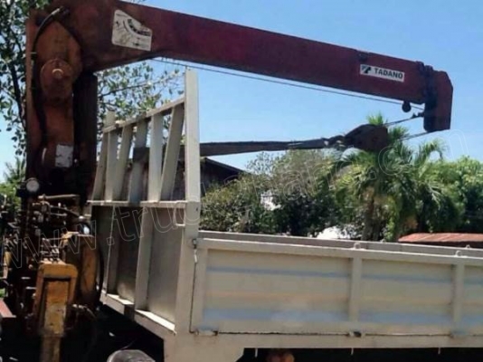 รถเครน 6 ล้อ กระบะยาว(พื้นที่เหลือใช้ 6 เมตร) TANADO เครน 3 ตัน 3 ปอก 2 ชัก สนใจจริงราคายังต่อรองได้อีกครับ