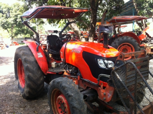 คูโบต้า M 7040 พร้อมใบมีดหน้า - หางหลัง มือสองถูกม๊าก มาก ราคา 350,000 ดาวน์ต่ำสูด 120,000 บาท