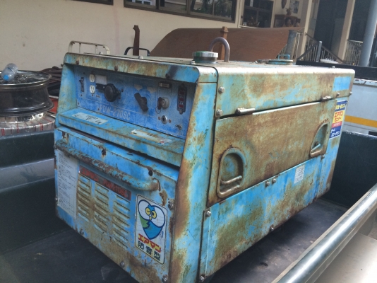 ขายเครื่องปั่นไฟ พร้อมตู้เชื่อม 2 หัว ของมือสองสภาพดีจากญี่ปุ่น