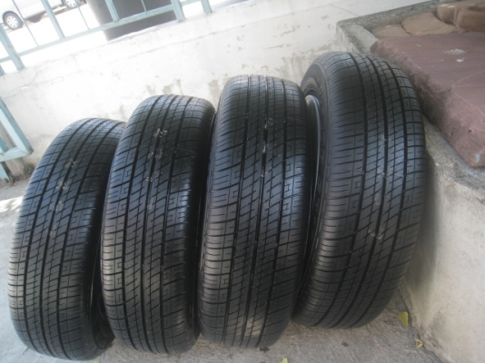 ขายกะทะล้อป้ายแดง new yaris ขอบ14 4รู100 +ยาง ผลิตสัปดาห์ที่ 09 ปี14 ตุ่มและสีที่หน้ายางมีทุกเส้นครับ  สนใจติดต่อเล็กคลองสามครับ 081-3747940