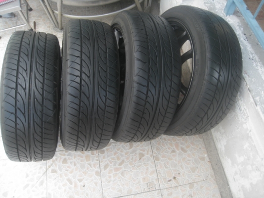 ขายล้อแม็กมือสอง lenso Project D spec-e 17"x7.5" 5รู114.3 et45 +ยางปี12,13  สนใจติดต่อเล็กคลองสามครับ 081-3747940