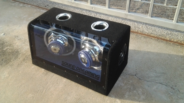 ขาย Sub ตู้ เบสกลางแหมในตัว ยี่ฮ้อfusion ดอกคู่ 8 คู่  ของjapan